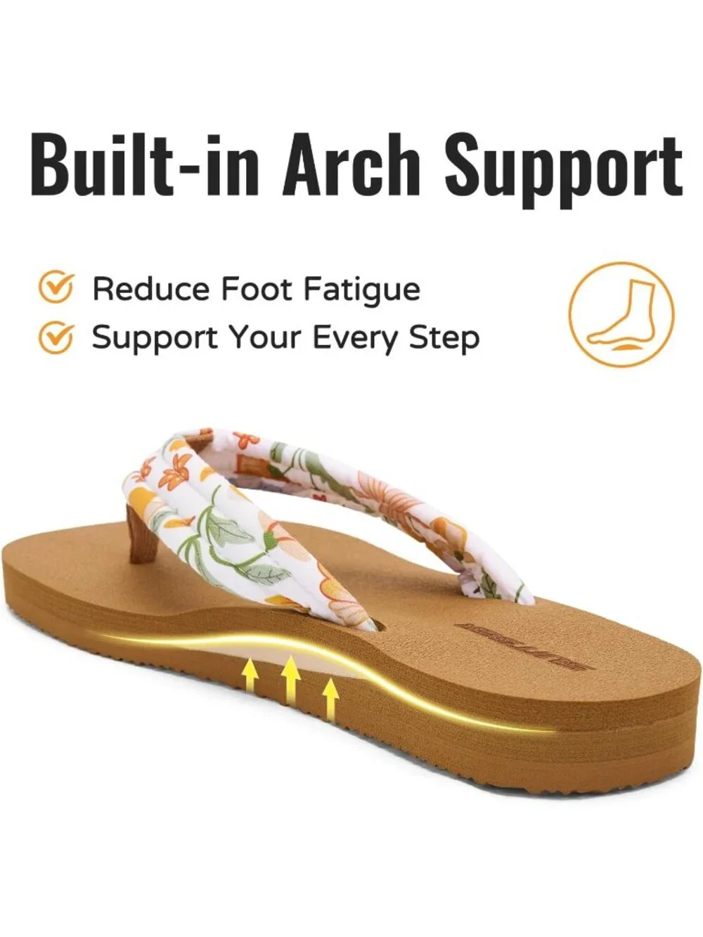 Women's Beige Khaki Summer Lightweight Soft Fabric Straps Flip Flops Sandals